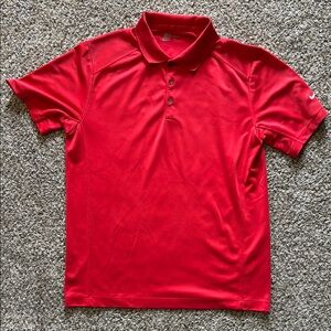 Nike Mens Red Performance Polo Shirt